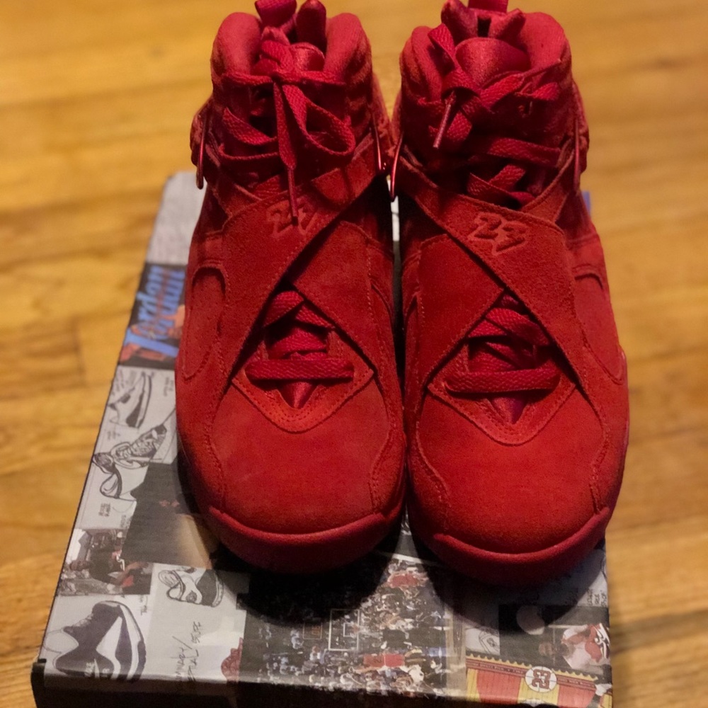 Jordan 8s red